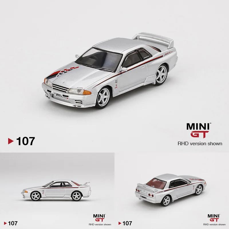 

MINI GT 1:64 Nissan Skyline R32 GT-R Nismo S-Tune Simulation Alloy Car Model
