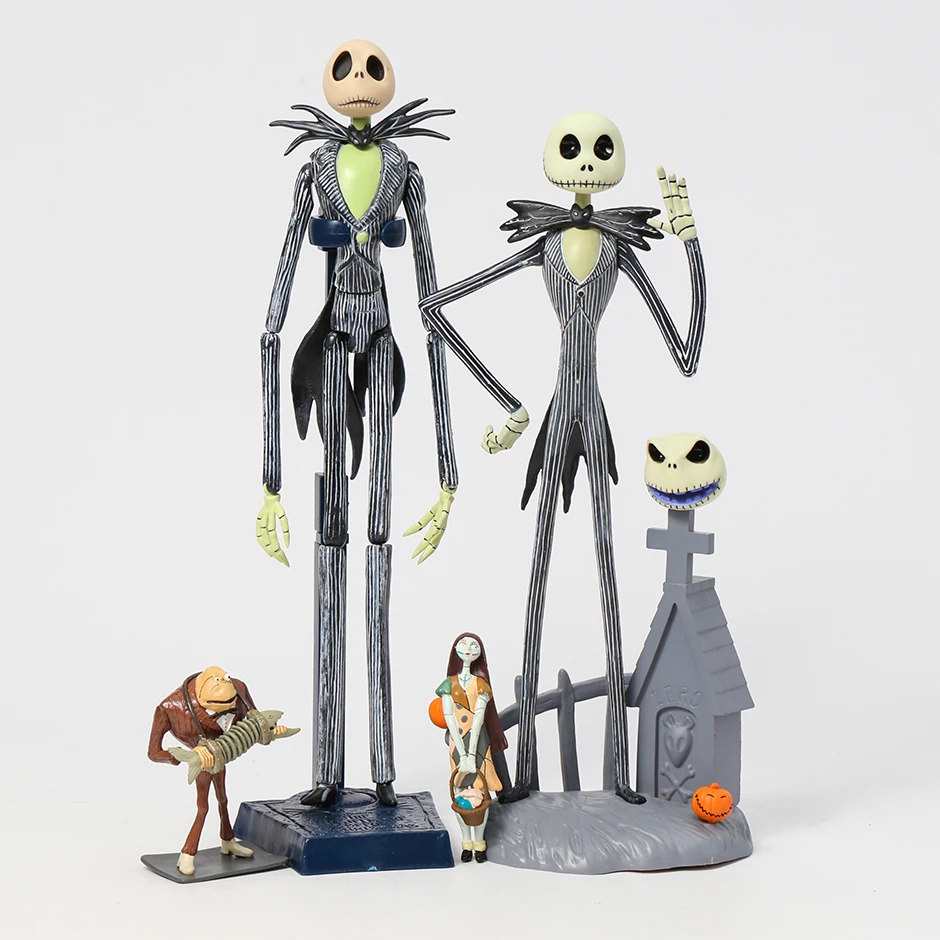 

Figure Toy Jack Skellington The Nightmare Before Christmas Nice Figural Model Doll Collectible