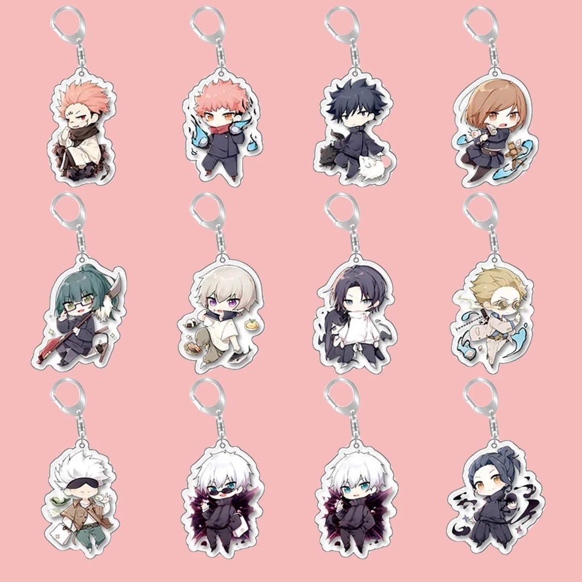 Anime GOODS Acrylic Keychain cute y2k spell return keychain for bag keys car key backpack collection display accessories