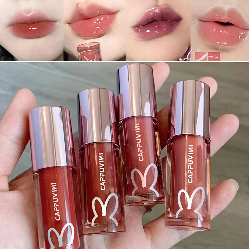 

Mirror Lip Glaze 9 Colors Moisturizing Lip Gloss Lip Tinted Pigment Liquid Lipstick Long Lasting Glitter Lip Oil Beauty Women
