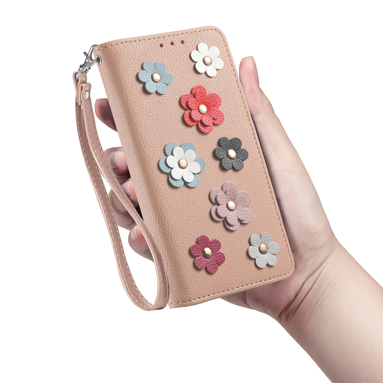 Cute Leather Protect Flip Case for Galaxy A03S A03 Core A02S M02 A71 A51 A31 A21S A01 A8 Plus A7 A50 A70 Wallet Shockproof Cover