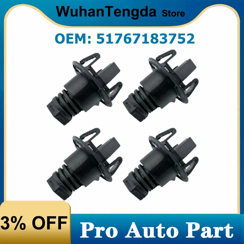 51767183752 4 шт./лот капот Слэм регулятор запчасть для BMW F01 750iX 740Li 2010-2012 F02 750LiX 1F18 F35 2009-2016