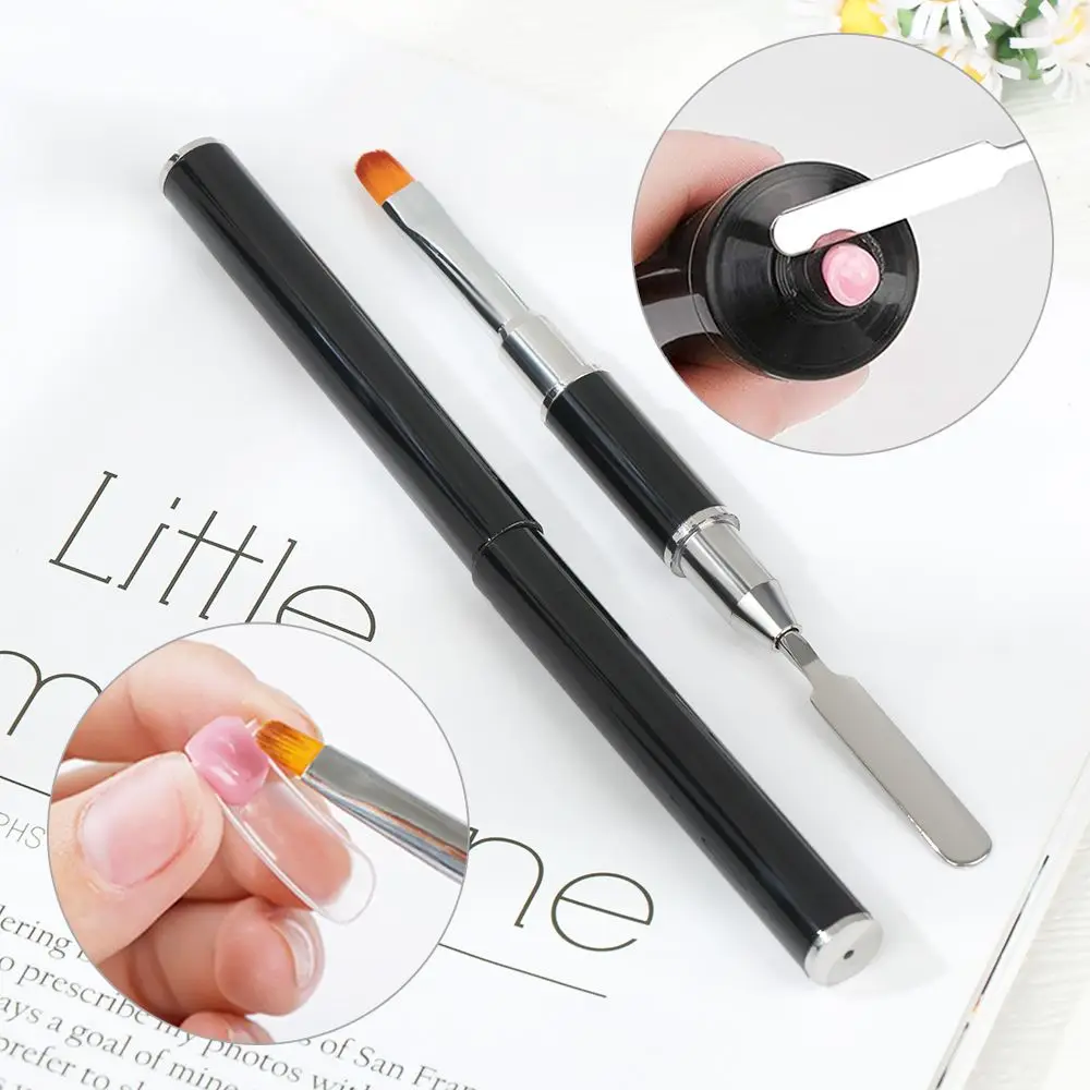 

Акриловые двухсторонние инструменты для маникюра, шпатель, палочка, УФ-гель для наращивания, кисть для наращивания, Цветочная ручка для рис...