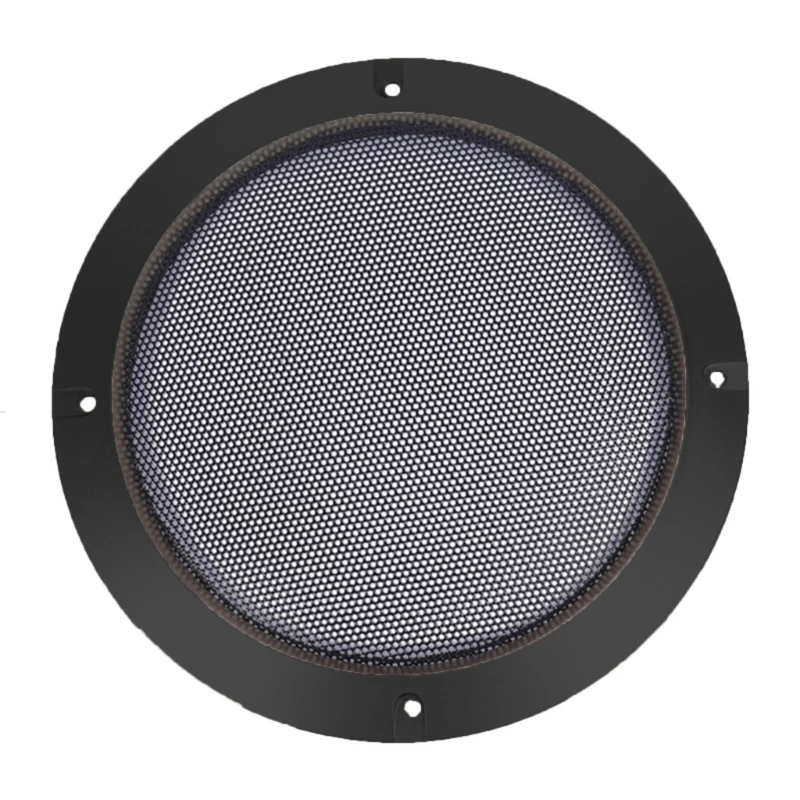 

T5EE 2/3/4/5/6.8/8 Inch Black Car Speaker Grill Mesh Round Horn Protective Cover Circle Enclosure Net 2PCS