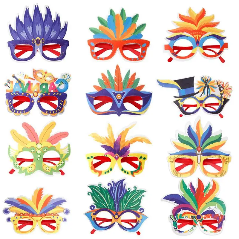 

Забавные очки для взрослых, фотобудка, забавные очки, искусственные солнцезащитные очки, костюмная упаковка из 12 новых очков, аксессуары для дней рождения