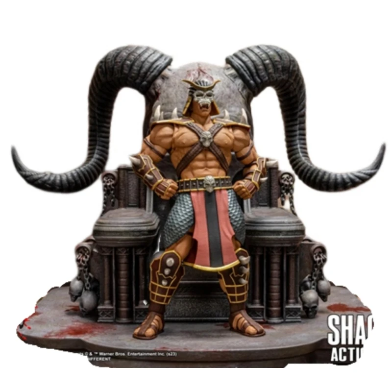 

1/12 Storm Collectibles Mortal Kombat Shao Kahn Game Action Figure Movable Joint Garage Kit Doll Soldiers Model Toys