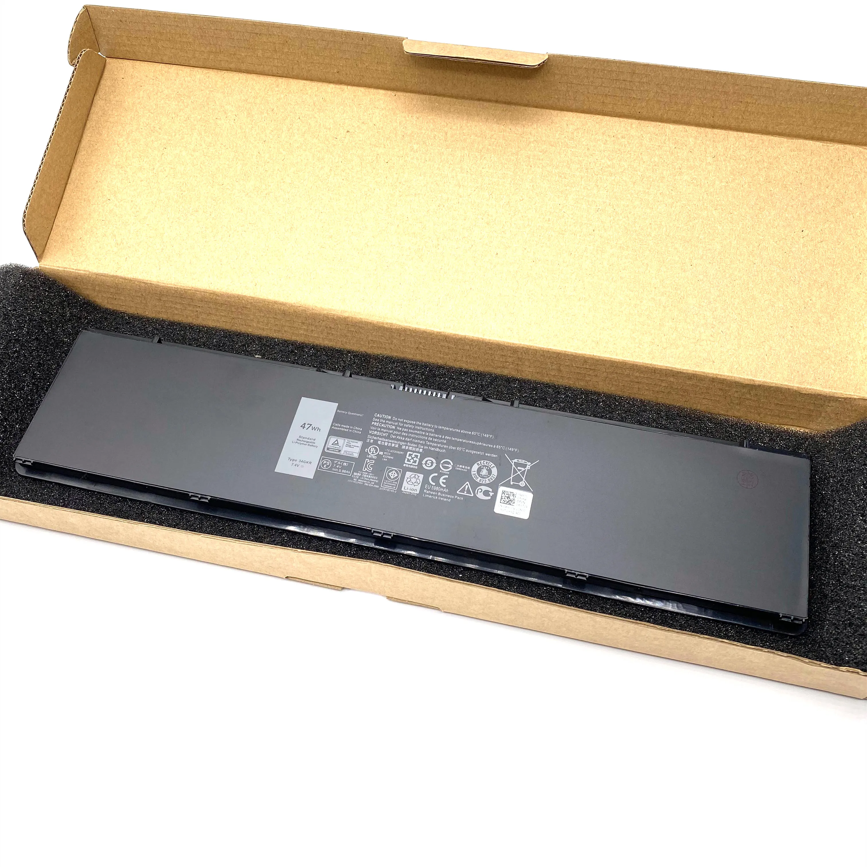 Аккумулятор для ноутбука 34GKR 47W 3RNFD 54W для Dell Latitude 14 7000 E7420 E7440 E7450 5K1GW F38HT G0G2M PFXCR T19VW V8XN3 5980 мАч (art.: 3920d8eddcc95) - 3920d8eddcc95