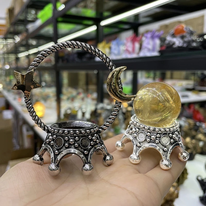 Держатель хрустального шара Звезда Луна Корона Стенд для домашнего офиса Декор