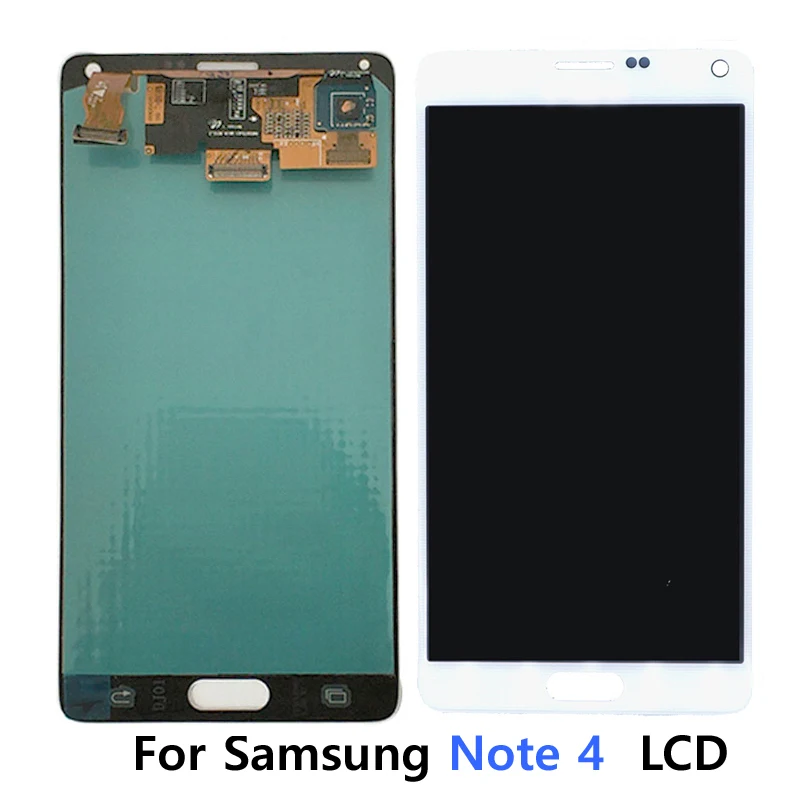 Фото Pop протестированный ЖК-экран Note 4, для Samsung Galaxy Note 4, N910T, N910A, ЖК-дисплей, дигитайзер сенсорного экрана в сборе, запасные части №1