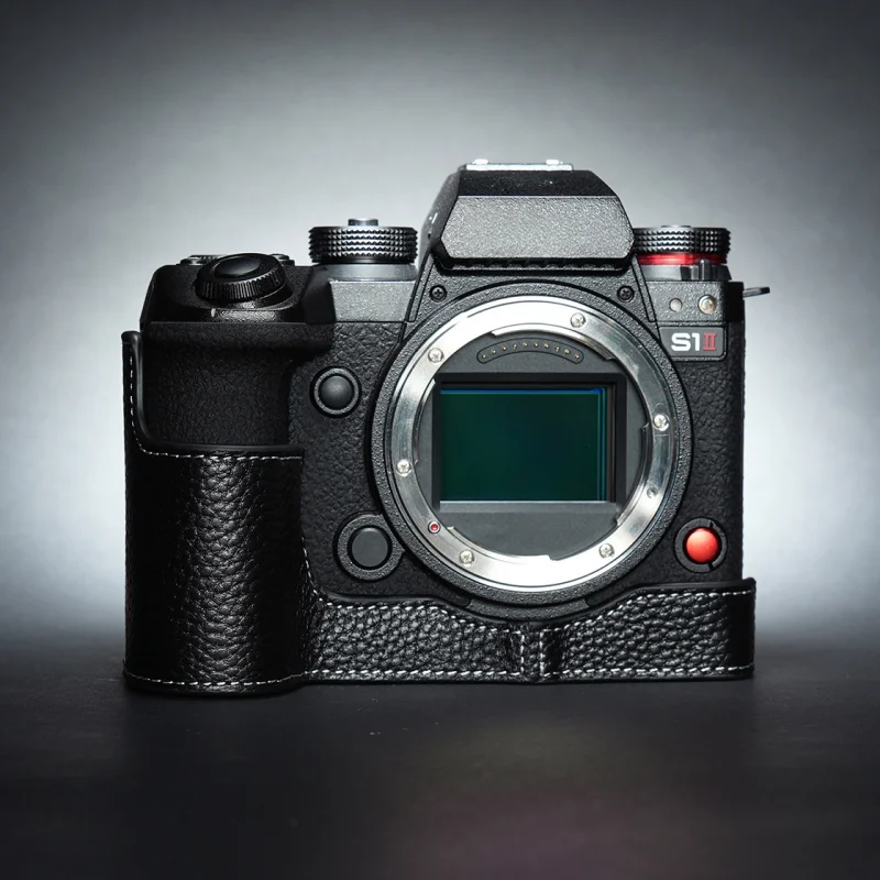 Фото Высококачественный чехол-сумка из натуральной кожи для камеры Panasonic LUMIX S1 RII / S1II №1