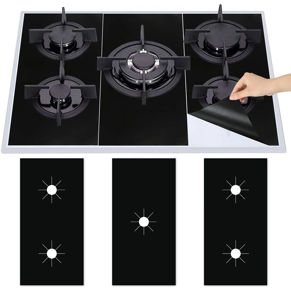 5-Hole Gas Stove Pad Gas Stove Protective Cover Stove Stovetop Protector Kitchen Accessories Utensils Cookware Parts