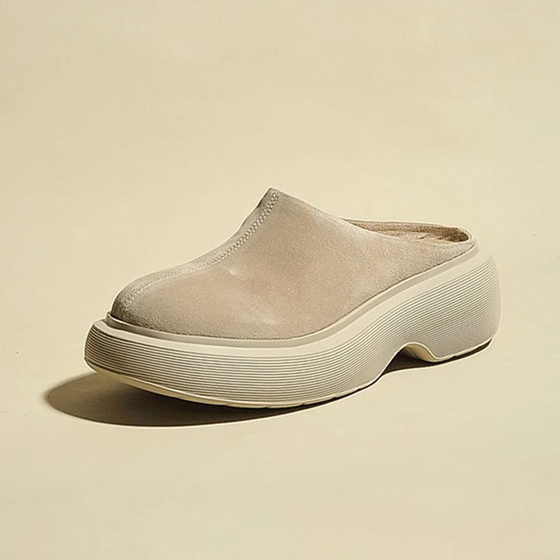 

Summer Sandals Flip Flops Suede Ladies 2023 New Fashion Slingback Flat Slippers Casual Shoes Non-slip Slippers Size 35-39