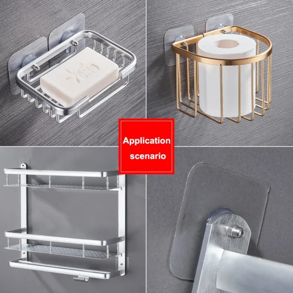 5 шт. самоклеящиеся акриловые настенные крючки для ключей