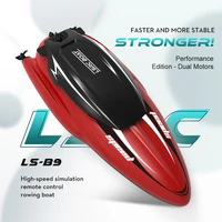 b9 summer remote control boat water toy 35 kmh high speed racing rowing double propeller electric high power speedboat