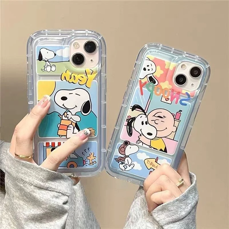 Новинка, чехол для IPhone 14 13 12 11 Pro Max X XR XS MAX 7 8Plus, милый прозрачный мягкий чехол, задняя крышка