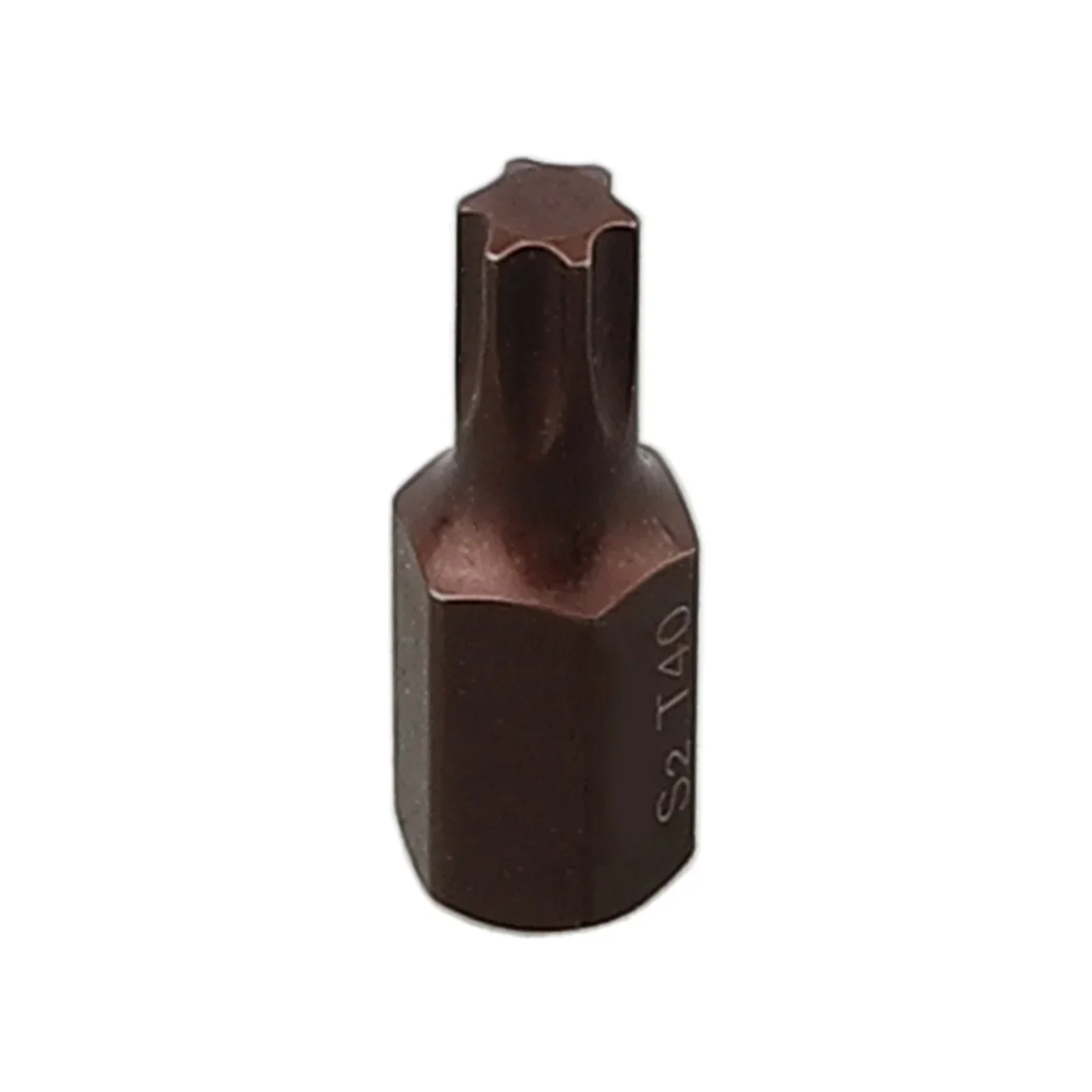 1 szt. Mocne magnetyczne końcówki wkrętakowe Torx Star 30mm i 75mm trzpień sześciokątny brązowy T20/T25/T30/T40/T45/T50/T55 stal stopowa o