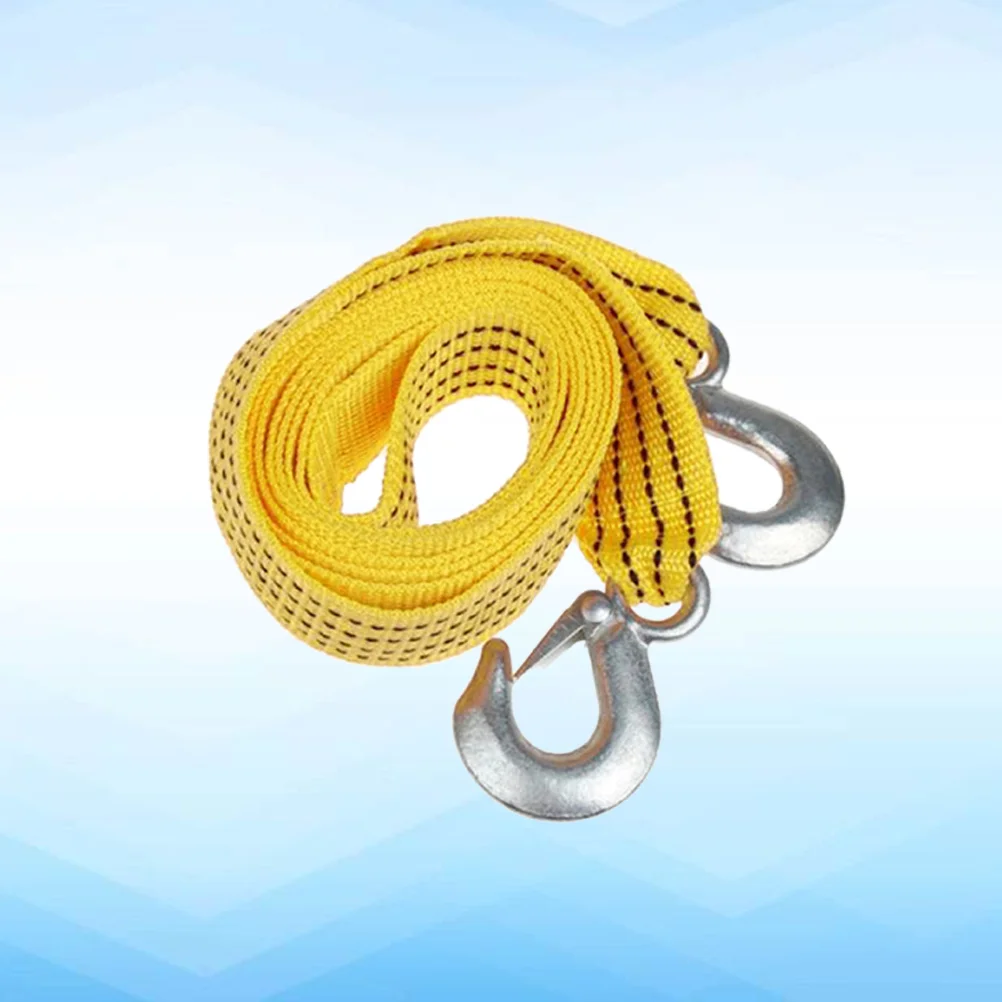

Ton Car Trailer Rope Practical Outdoor Emergency Nylon Tow Rope Double Thicken Car Trailer(Yellow,Eagle Hook)