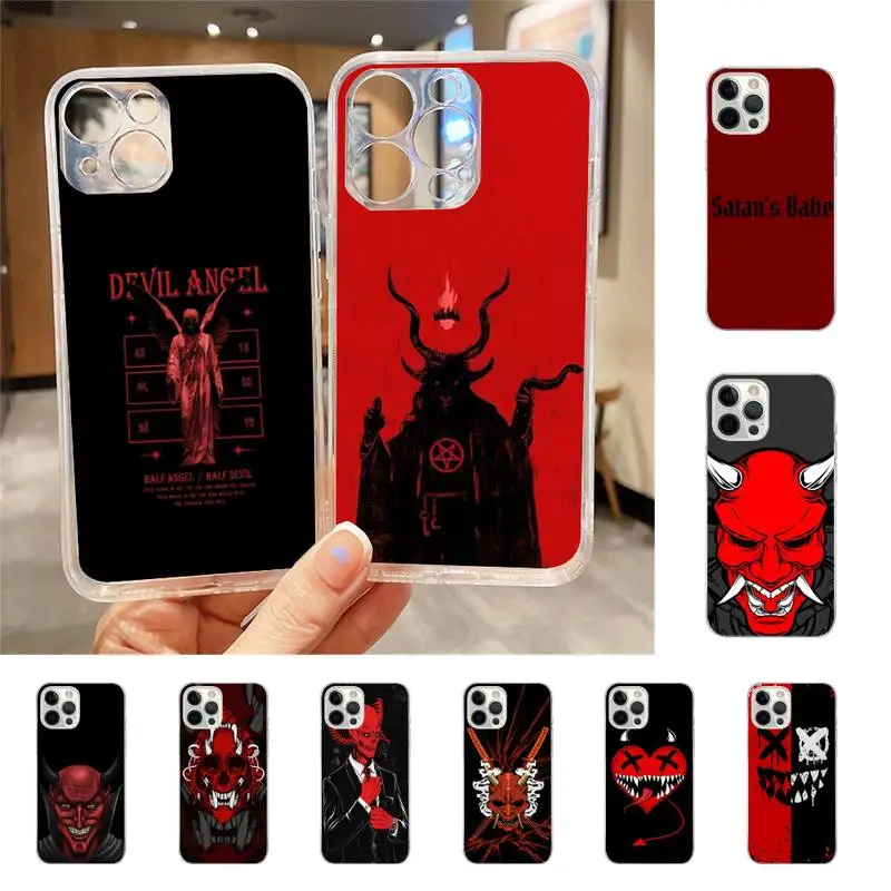 

Devil Satan Phone Case For Iphone 7 8 Plus X Xr Xs 11 12 13 Se2020 Mini Mobile Iphones 14 Pro Max Case
