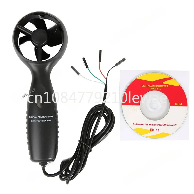Цифровой анемометр Gm8904 Benetech Ручка датчика UART может быть переработана