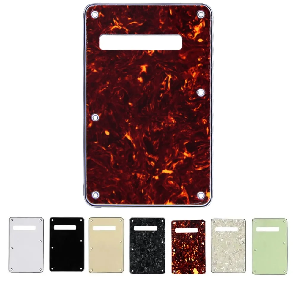 

New 1PC ST Electric Guitar Back Plate Tremolo Cover with Screws,22 Colors for choose