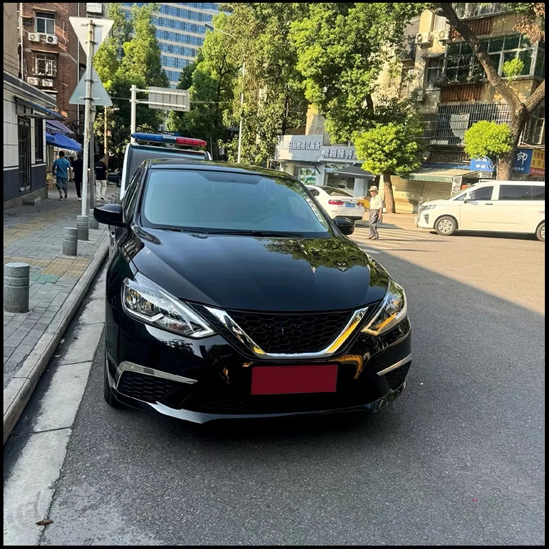 Фото Для Nissan Sentra 2016-2019 передняя противотуманная фара, противотуманная фара, крышка, отделка, молдинг для бровей, украшение, автомобильные аксессуары №2