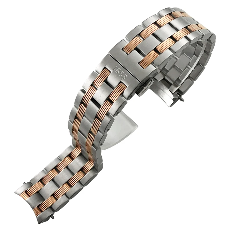 Для Tissot Classic T065 1853 T065.430 T 065430 А Т 065407   Нержавеющая сталь 316L, 19 мм, ремешок для часов, застежка-бабочка, ремешок для часов, браслеты (art.: 3920cbfc88f8a) - 3920cbfc88f8a