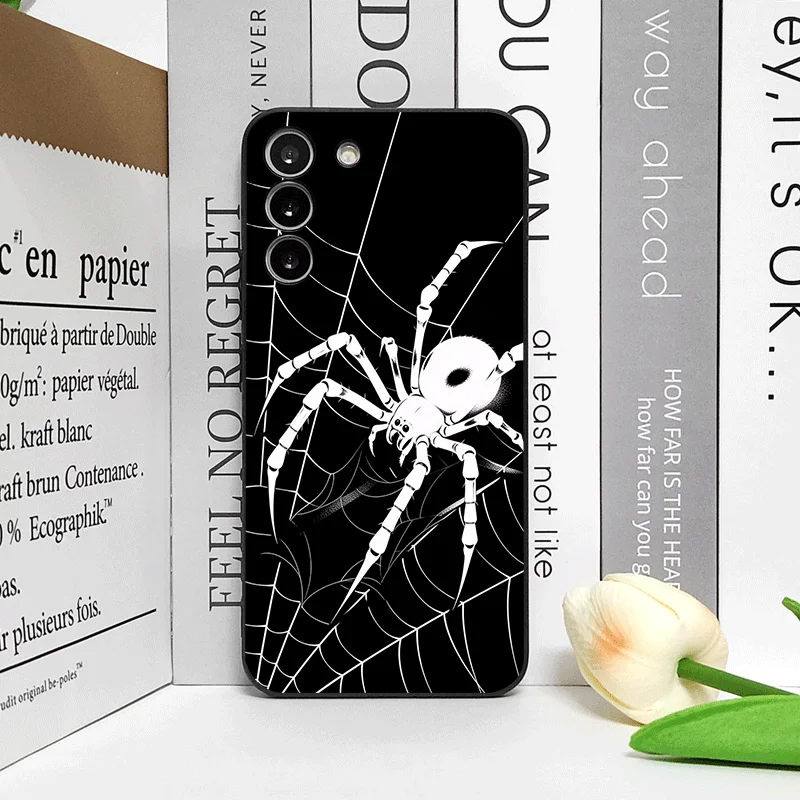Фото Модный черный чехол для телефона с принтом паутины для Honor Huawei 200 LITE 100 400 PRO 90 80 Lite Magic 8 7 6 5 Pro, мягкие чехлы №4