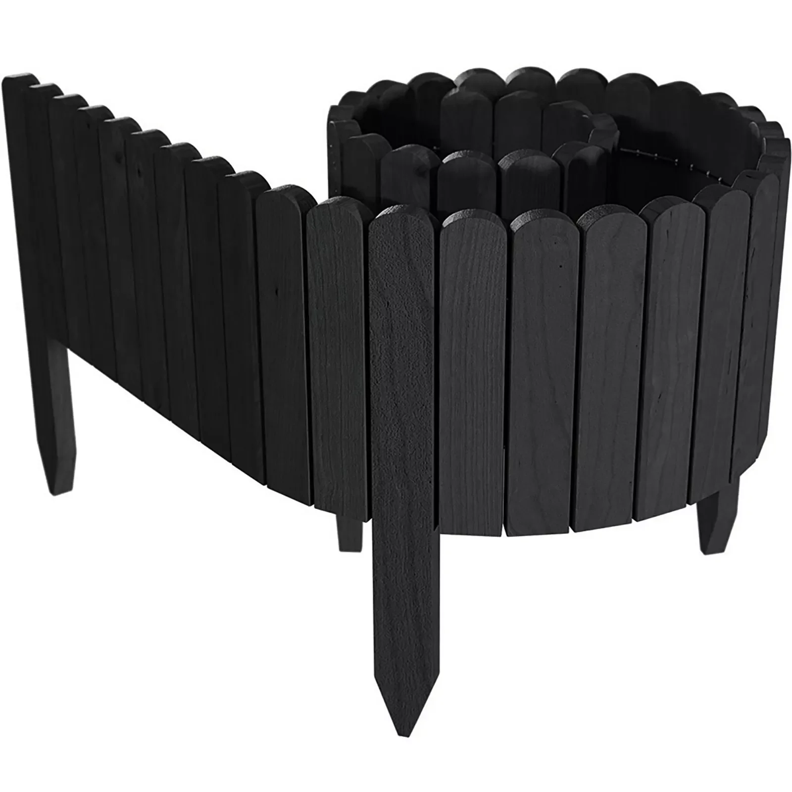 

10/30cm Mini Garden Fence Log Roll Home Yard Garden Border Easy Plug-in Fence, cloture jardin, bordure de jardin, tuin