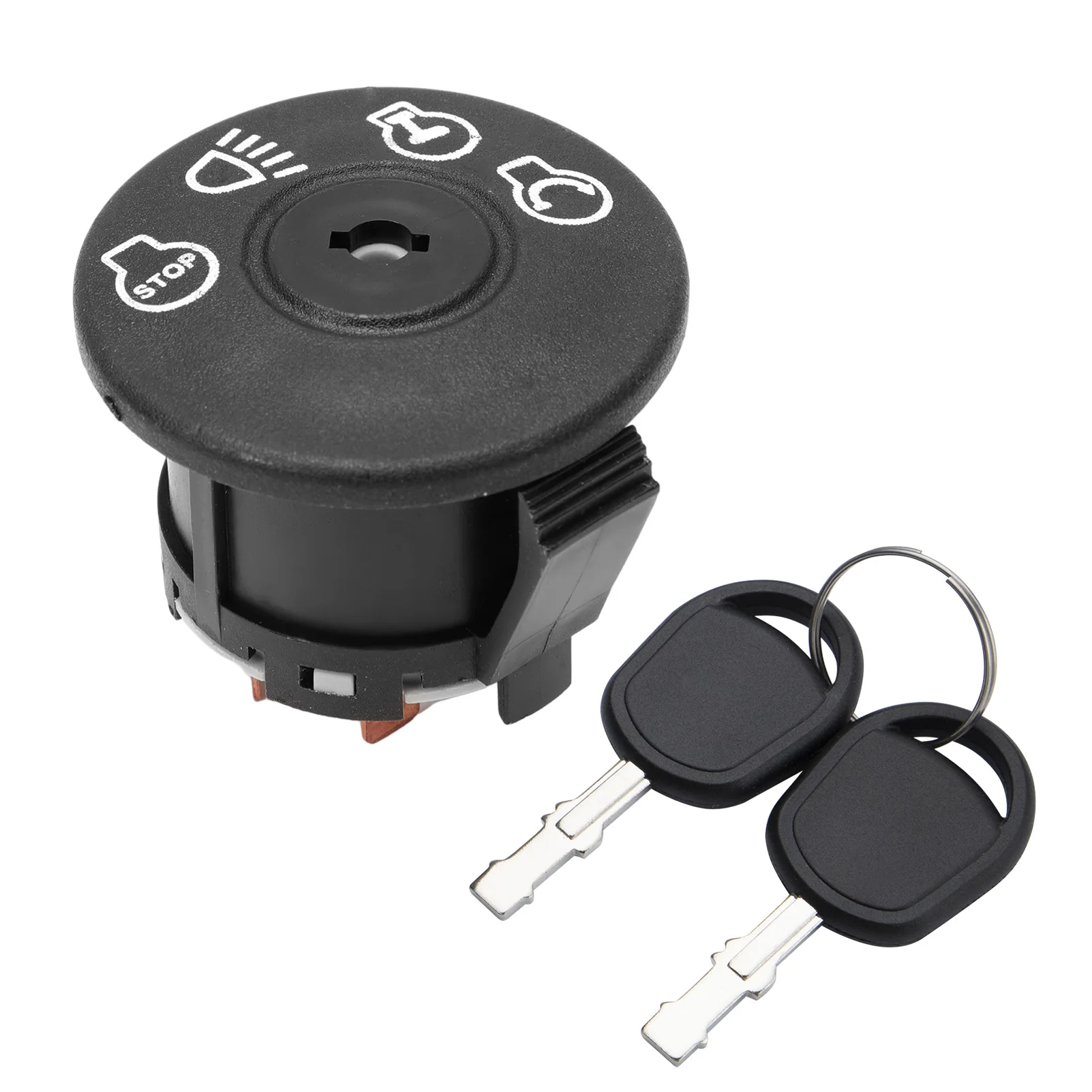 

Пусковой переключатель зажигания газонокосилки с 2 ключами для Husqvarna, птицы, ремесленника, Sears 193350 532193350, автомобильные аксессуары