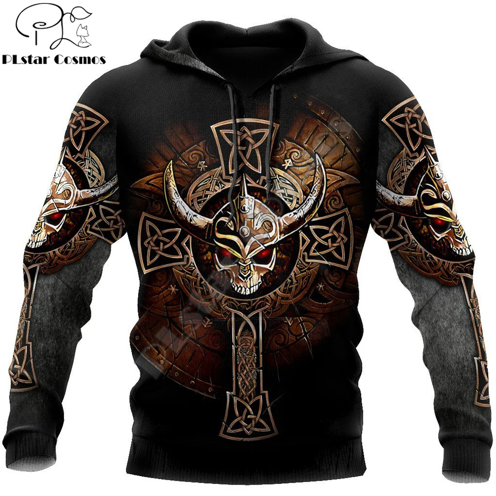 

Viking Skulls 3D All Over Printed Fashion Hoodies Men Hooded Sweatshirt Unisex Pullover Casual Jacket Tracksuit