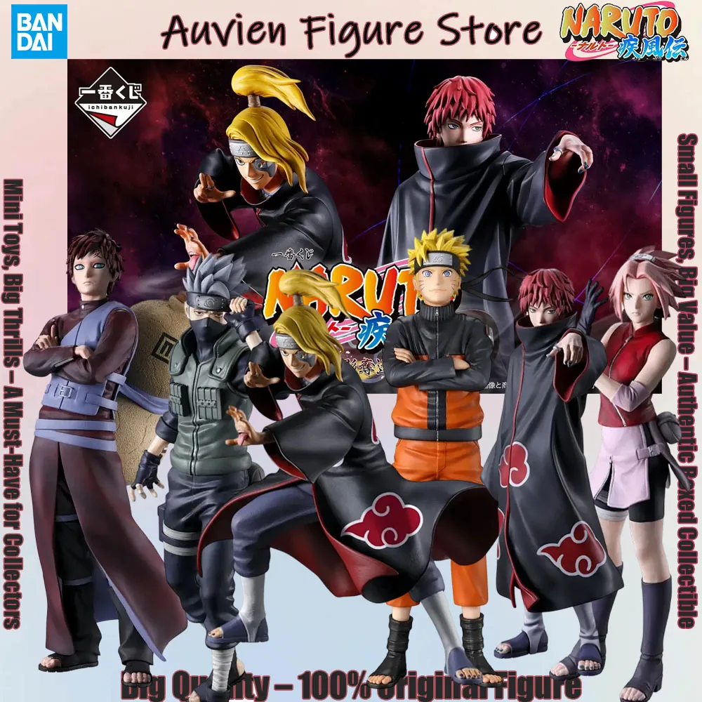 Фото Официальные фигурки Bandai Ichiban Kuji: Наруто Узумаки, Харуно Сакура, Хатаке Какаши, Гаара, Сасори, Дейдара — Аниме Наруто Шиппуден №3