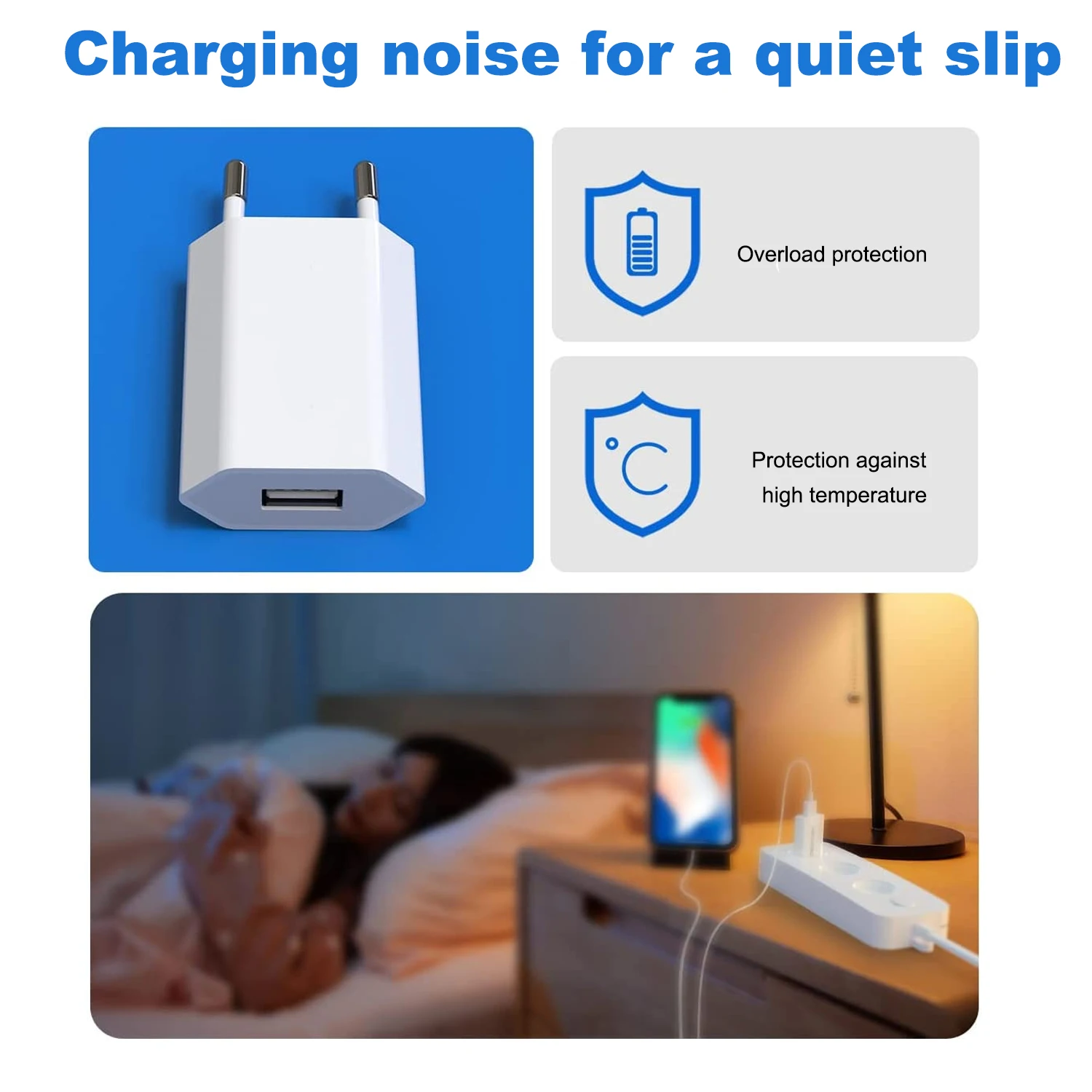 10PCS Charger 5V EU Plug For Phone 1A Wall Portable Battery Charger Travel Power Adapter USB For iPhone USB Chargers Cell Phone