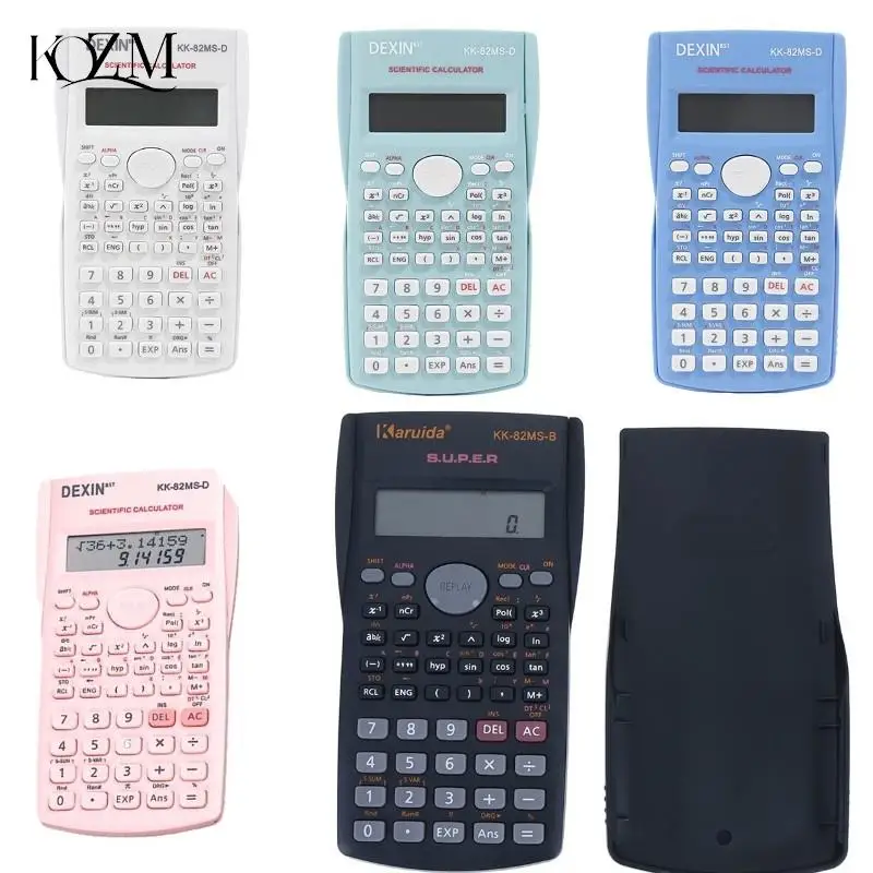 Calculator Handheld Multi-function 2-Line Display Digital LCD Scientific Calculator For Finance Office School Stationery