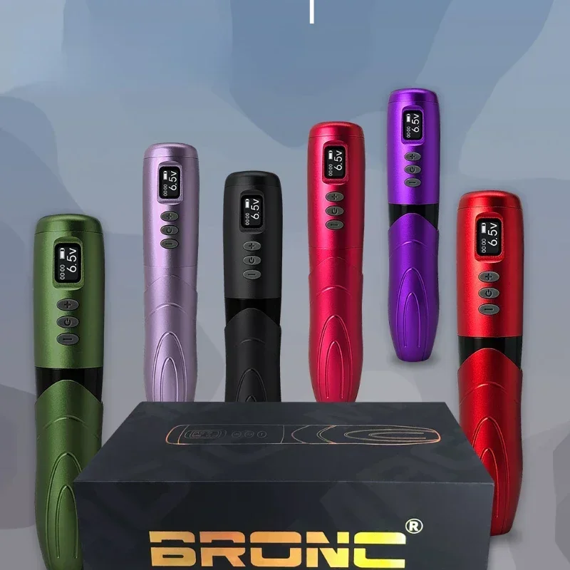 Беспроводная Вращающаяся ручка для тату перманентного макияжа микроблейдинга