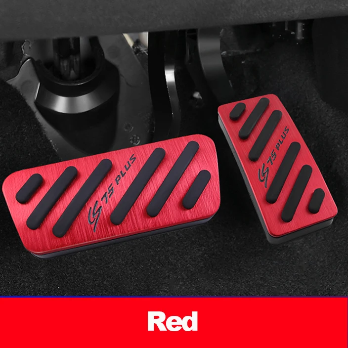 

Чехол для Changan CS75 Plus 2018-2020 2021 2022 CS75Plus, алюминиевая зеркальная накладка на педали тормоза, нескользящие накладки