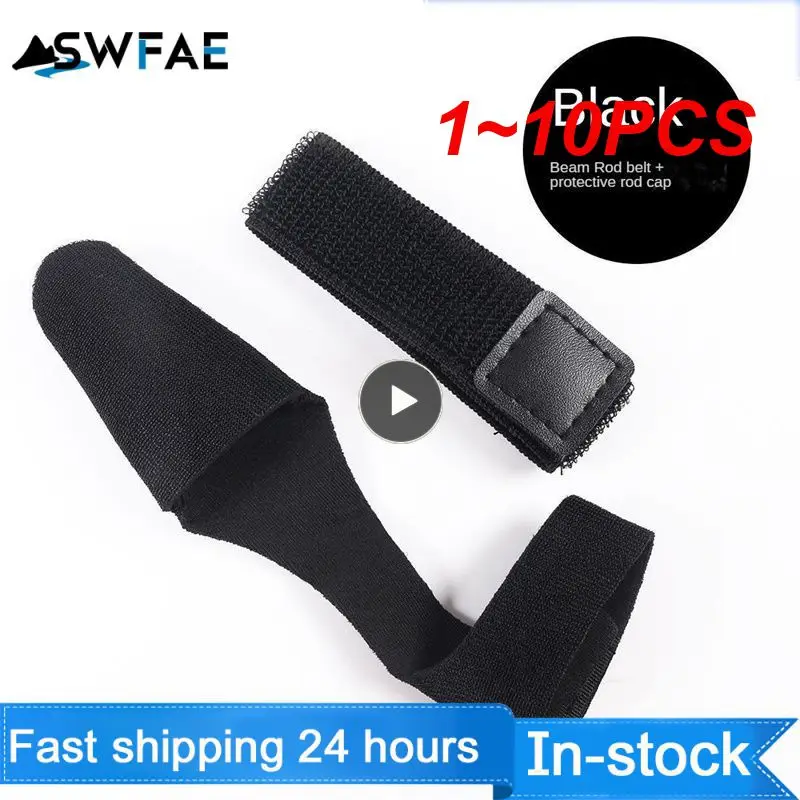 

1~10PCS Set Fishing Rod Tip Top Protective Cover Fishing Rod Tip Protector Tip Guard Tip Sleeve Fishing Rod Holders Carry Strap