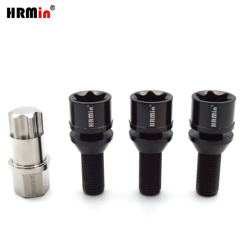 Титановый колесный болт HRMin Gr5 M14x1.25x28303545мм M12x1.5x28-45 для BMW, Mini, Toyota или старых моделей BMW, с конической шайбой в комплекте. (art.: 3920db665dc8b) - 3920db665dc8b