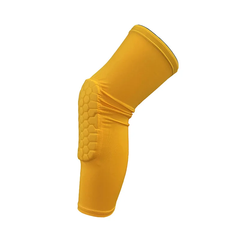 Sport Knee Men anti-collision Breathable Honeycomb Shin Guards Child Running Football Protectors Protect The Knee Soccer Socks