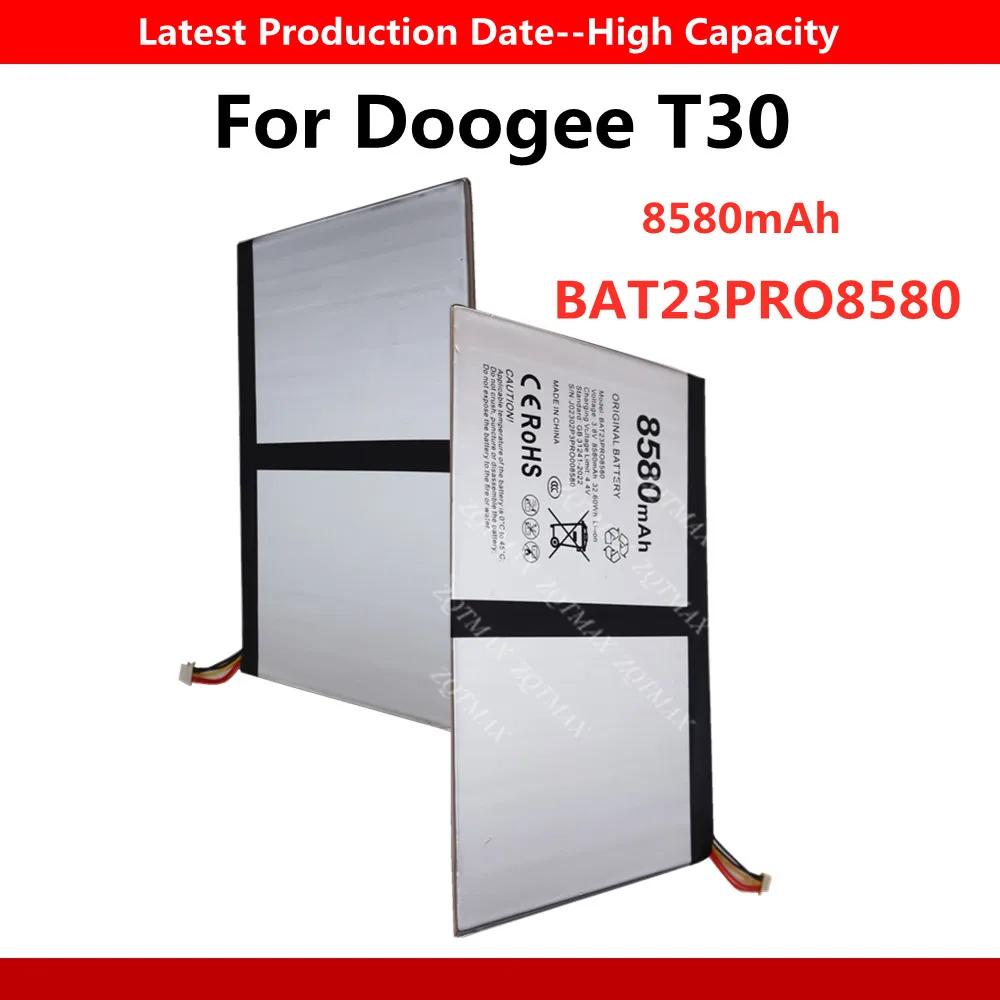 Фото Сменная батарея BAT23PRO8580 8580 мАч для мобильного телефона Doogee T30, быстрая доставка №1