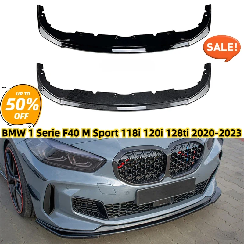 Автомобильный передний бампер спойлер-сплиттер для BMW 1 серии F40 M Sport 118i 120i 128ti 2020