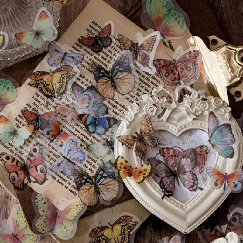 Винтажные богатые узоры блокнот Dai Fandie полупрозрачные белые синие тени