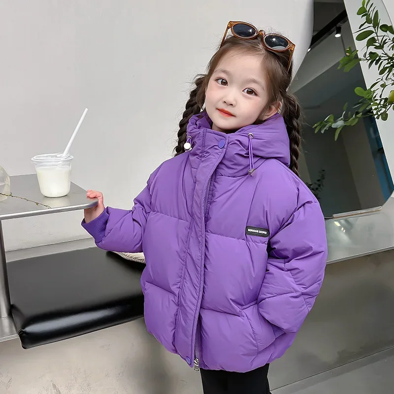 Стеганая куртка для девочек новинка 2023 зимняя детская стеганая утепленное