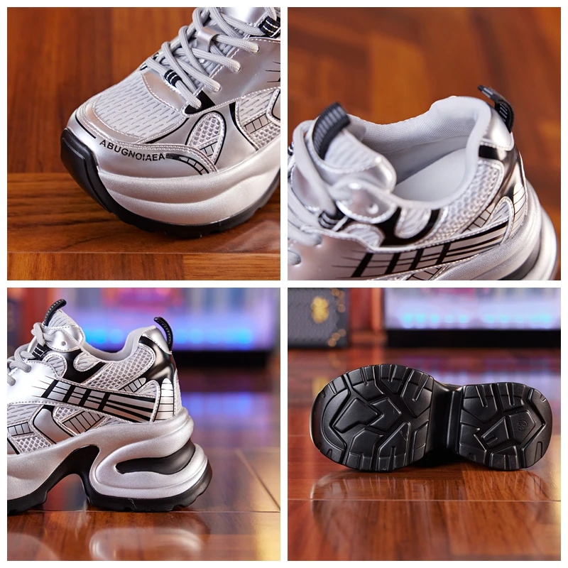 Женские кроссовки из натуральной кожи AUTUSPIN уличная Удобная Повседневная Уличная