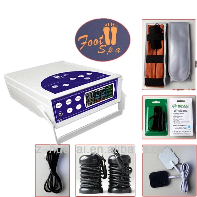 Машина для детоксикации ног с ЖК-дисплеем потеря веса бесплатной доставкой CE