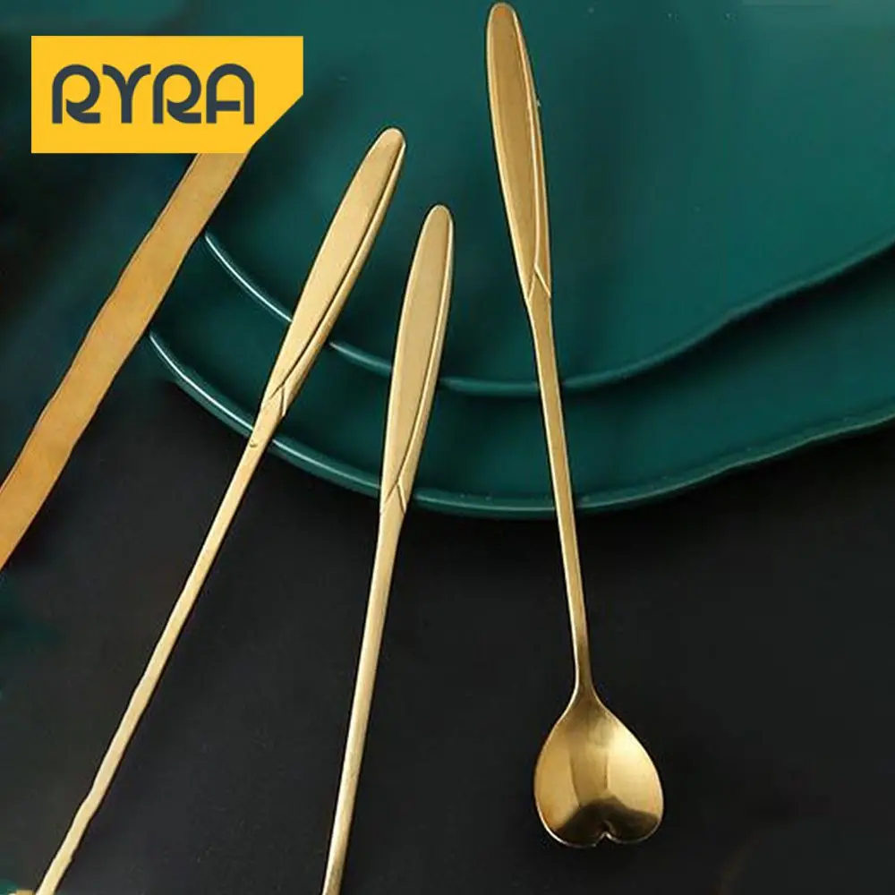 Ложка для смешивания с длинной ручкой тщательные кухонные принадлежности из