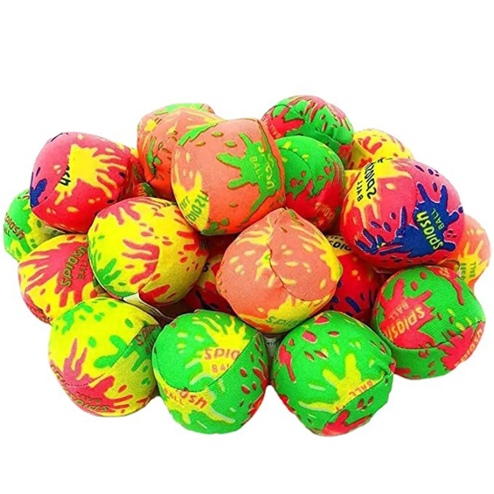 

5pcs Random Color Reusable Funny Sports Water Splash Ball Outdoor Interactive Random Color Summer Soaking Water Splash Ball