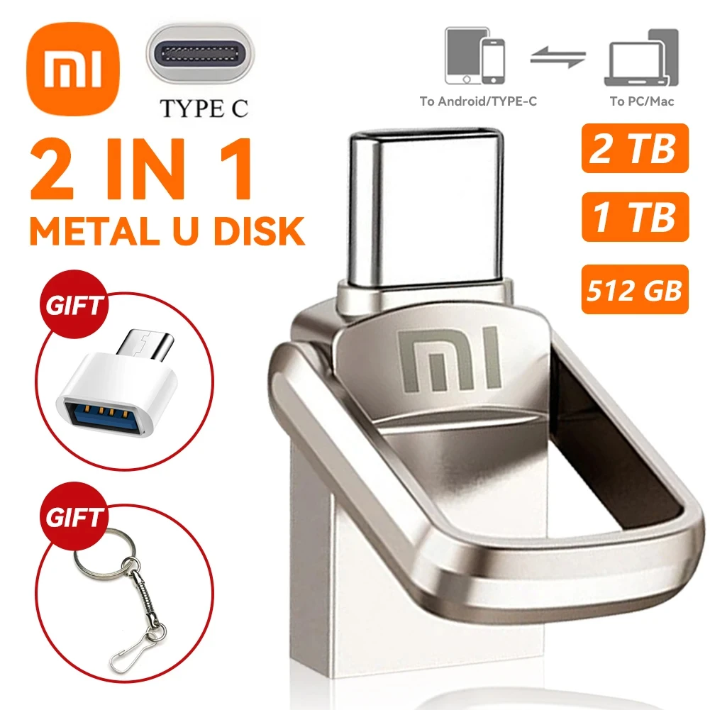 Портативный USB-накопитель Xiaomi USB 3 0 1 ТБ 512 ГБ
