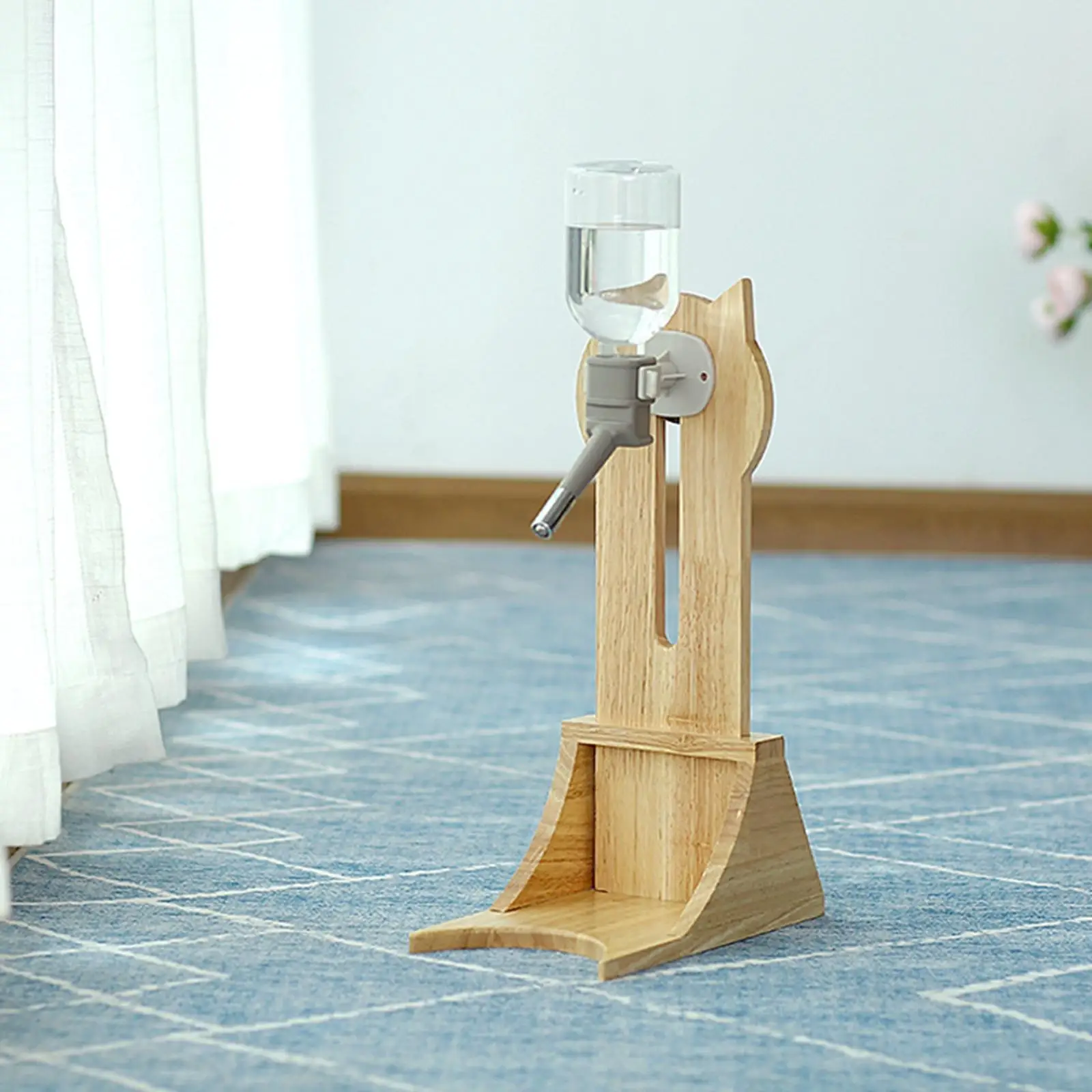 Кормушка для воды домашних животных деревянная стойка подвесной фонтан