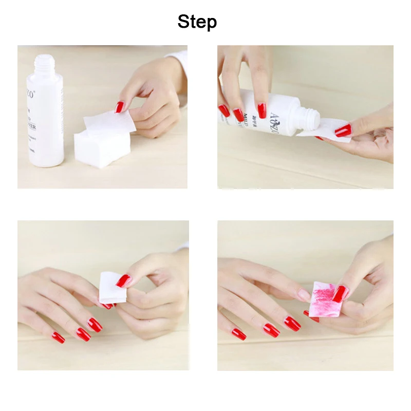 Безворсовые салфетки для ногтей клеевые наращивания ресниц нетканые мягкие