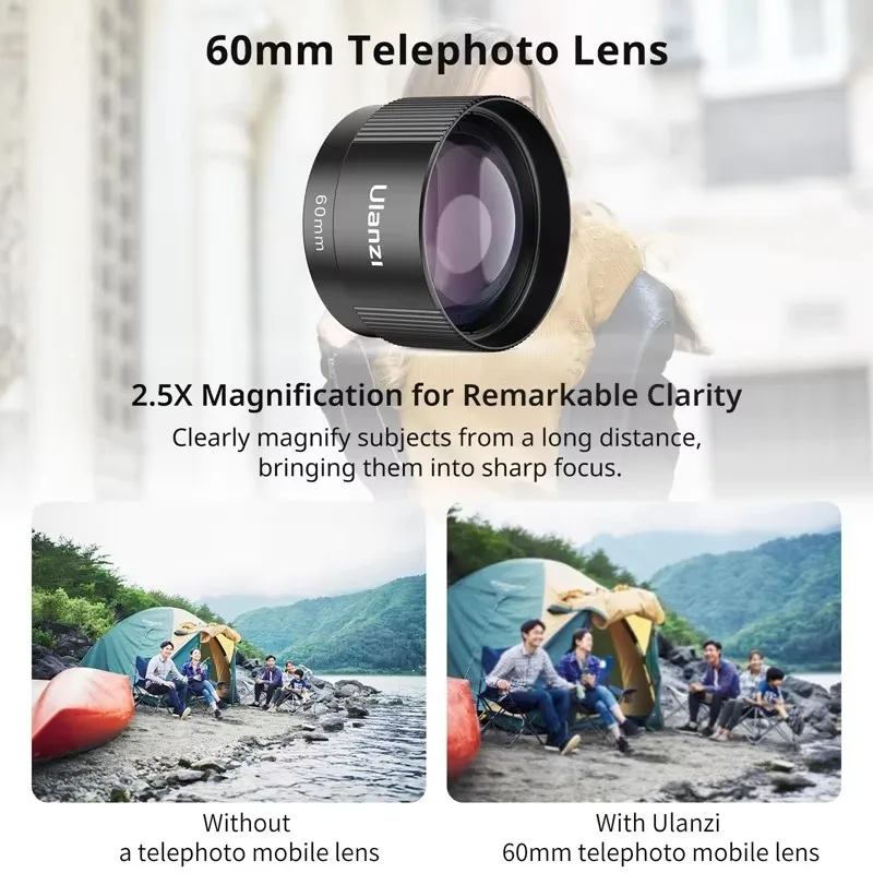 Ulanzi CL-003 004 005 006 Мобильный объектив для смартфона Макрообъектив/рыбий